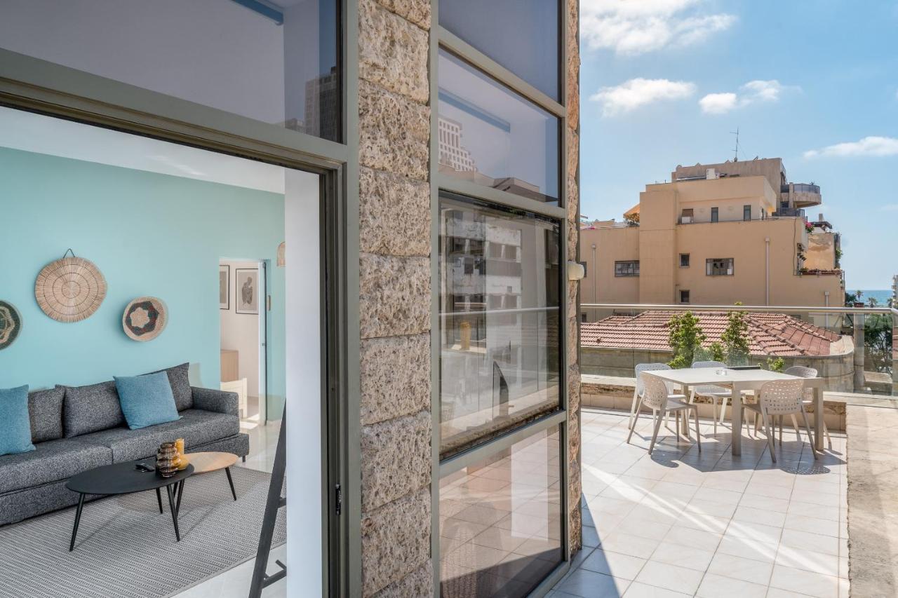 Superbe APT avec terrasse très proche de la mer ! Tel Aviv Esterno foto